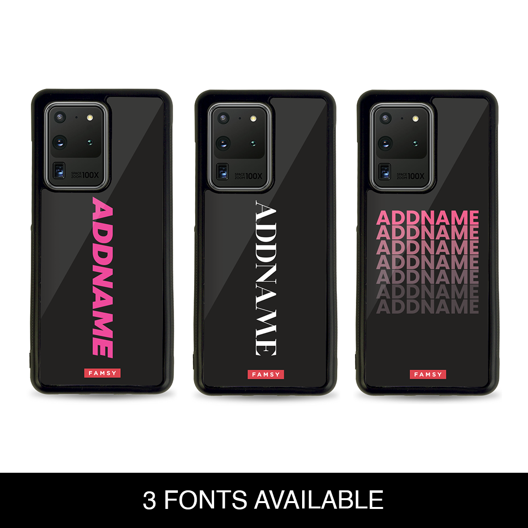 Your Name Series - Carbonated Samsung Case