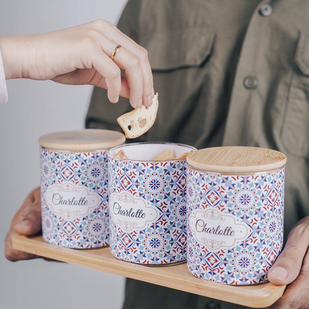 Floret Brown Canister