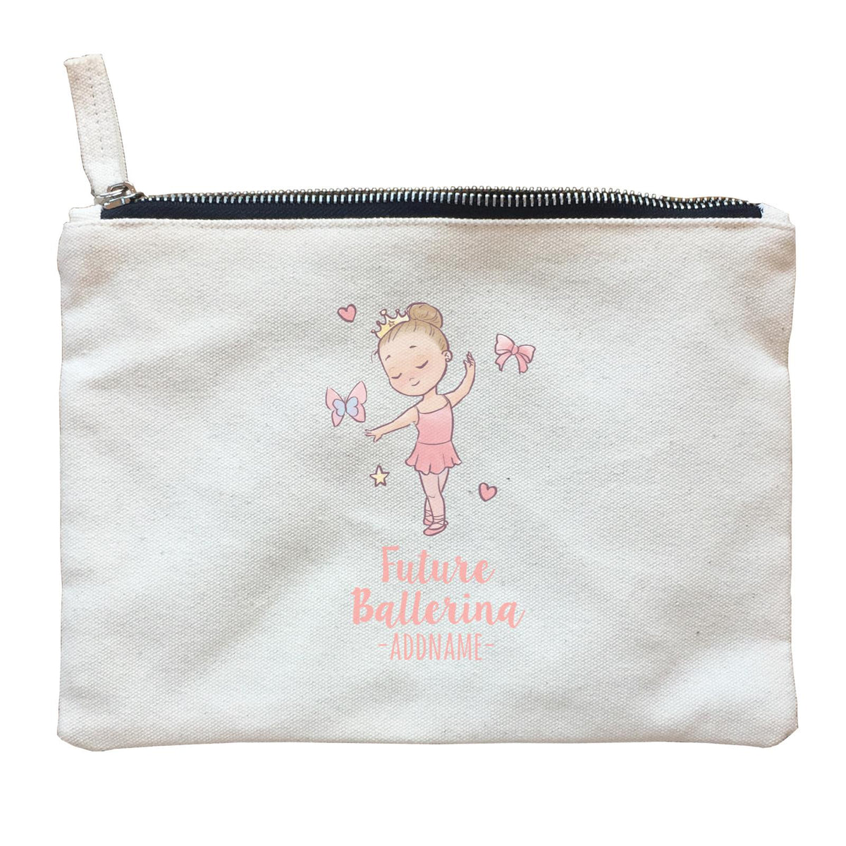 Future Ballerina Accessories Addname Zipper Pouch