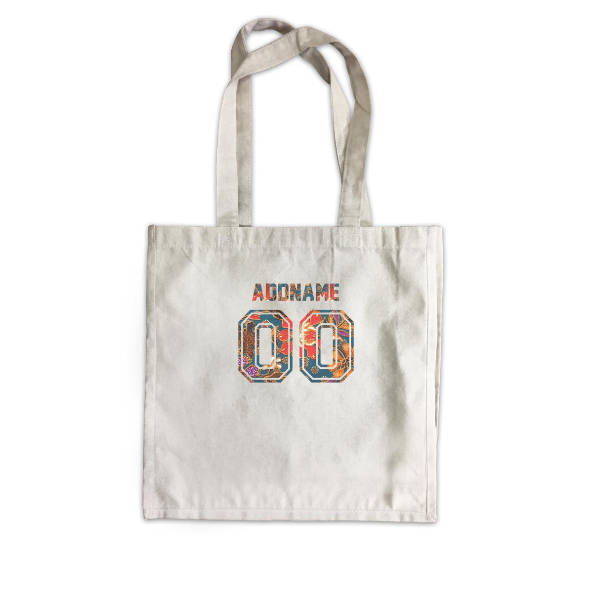 Jersey Batik Canvas Bag Raya Personalizable Designs