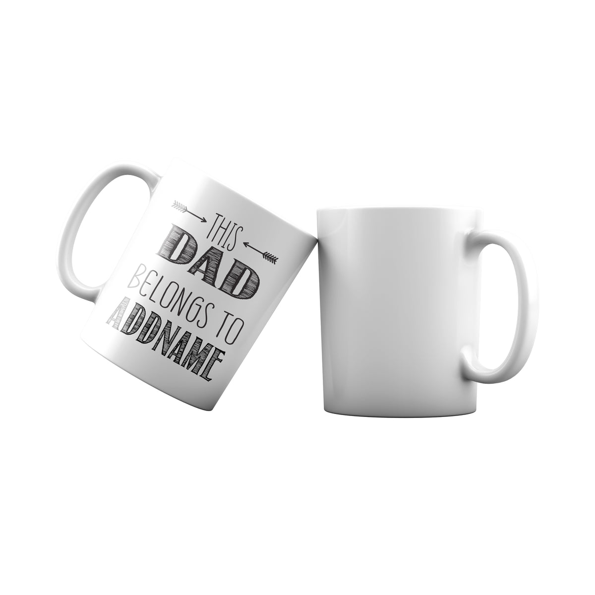 This Dad Belongs to Addname Mug