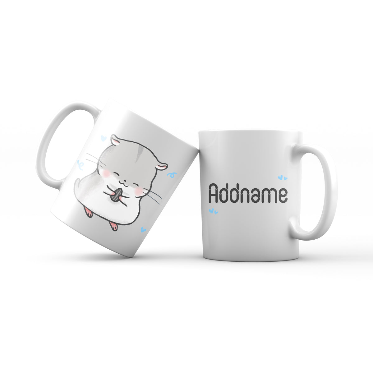 Cute drawn Animals Farm Hamster Addname Mug