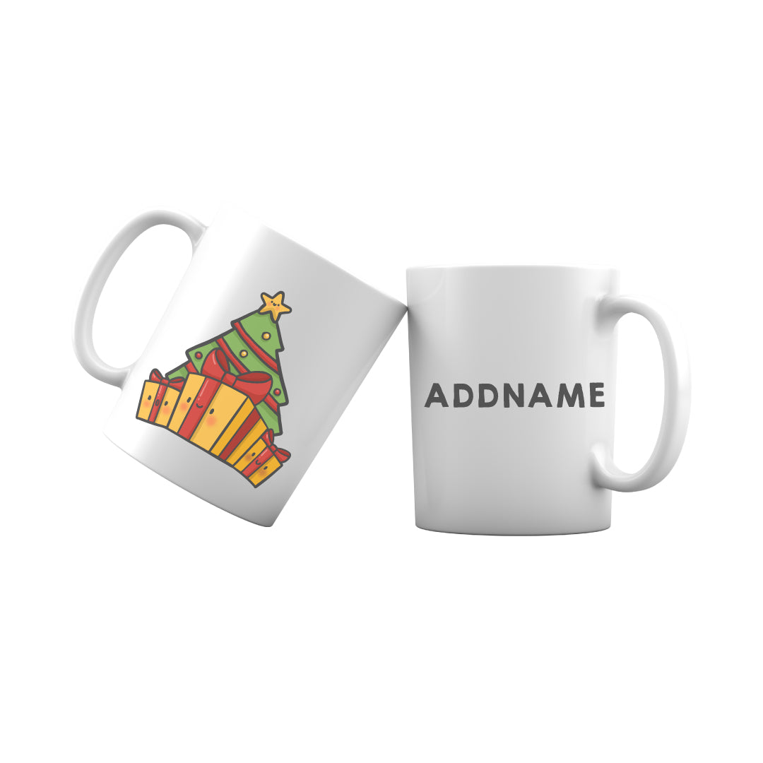 Xmas Cute Xmas Tree Gift Addname Mug