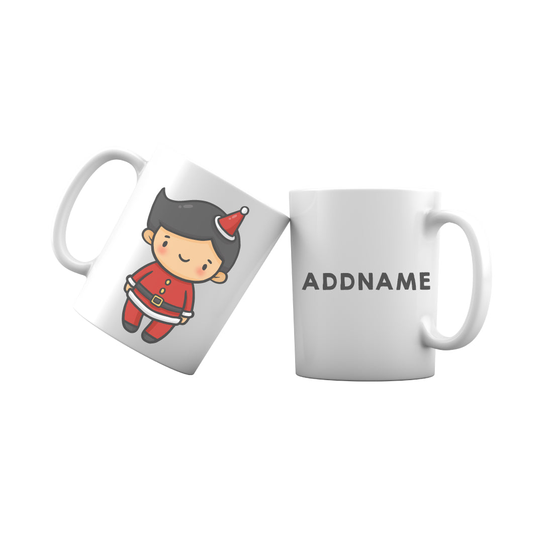 Xmas Cute Boy Addname Mug