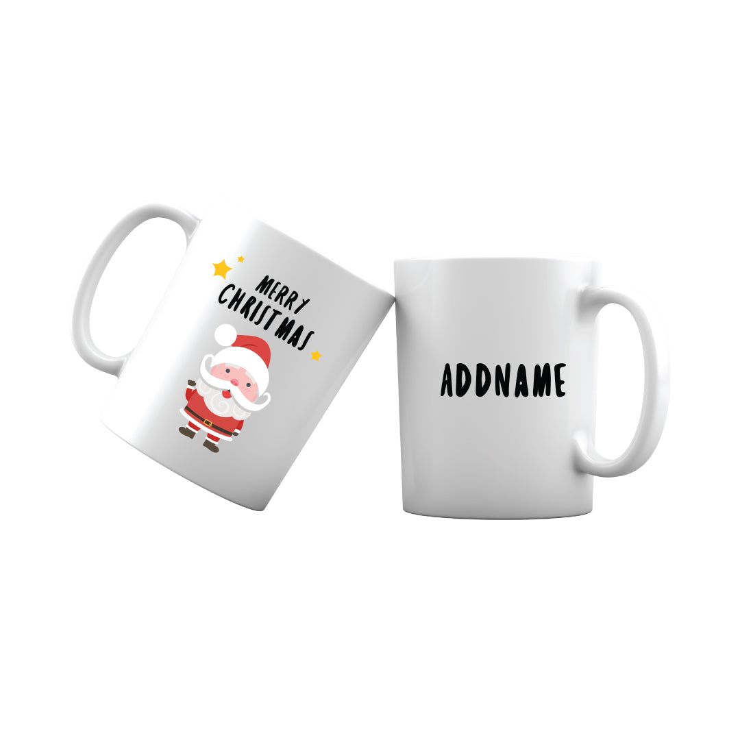 Xmas Cute Santa Claus Merry Christmas Mug