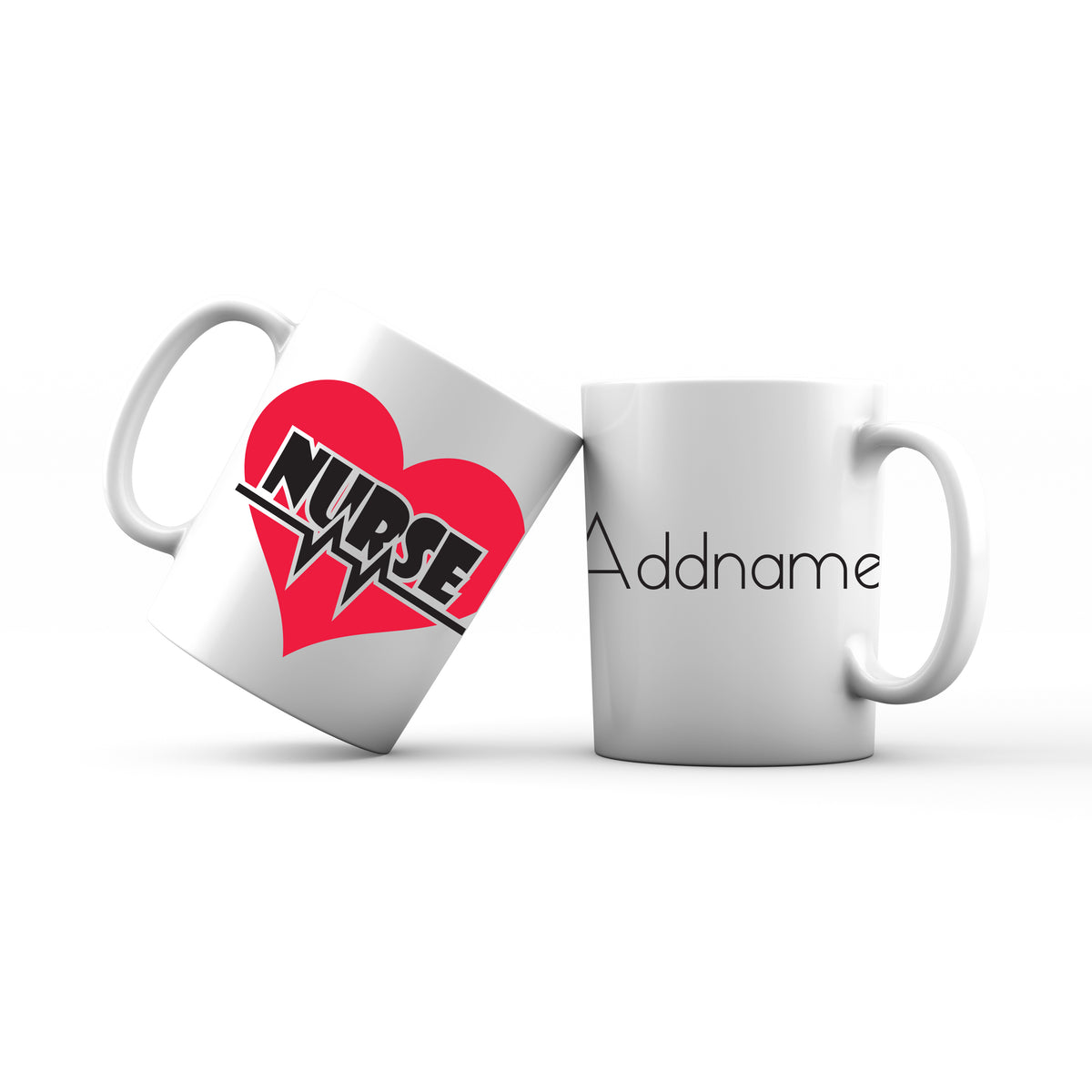 Nurse with Pink Heart Mug