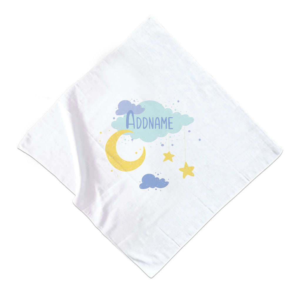 Boy Baby Moon And Stars Muslin