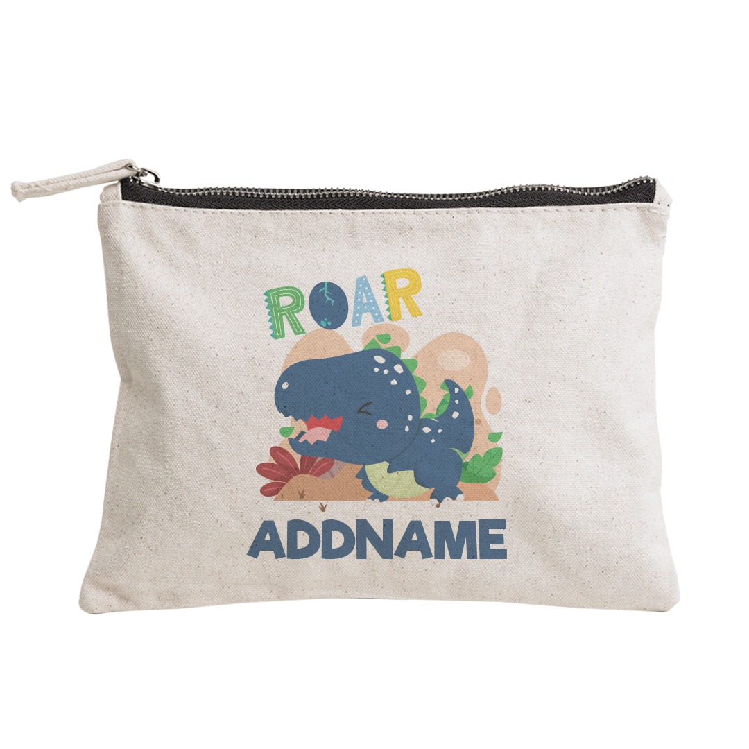 Cute Dino Zipper Pouch