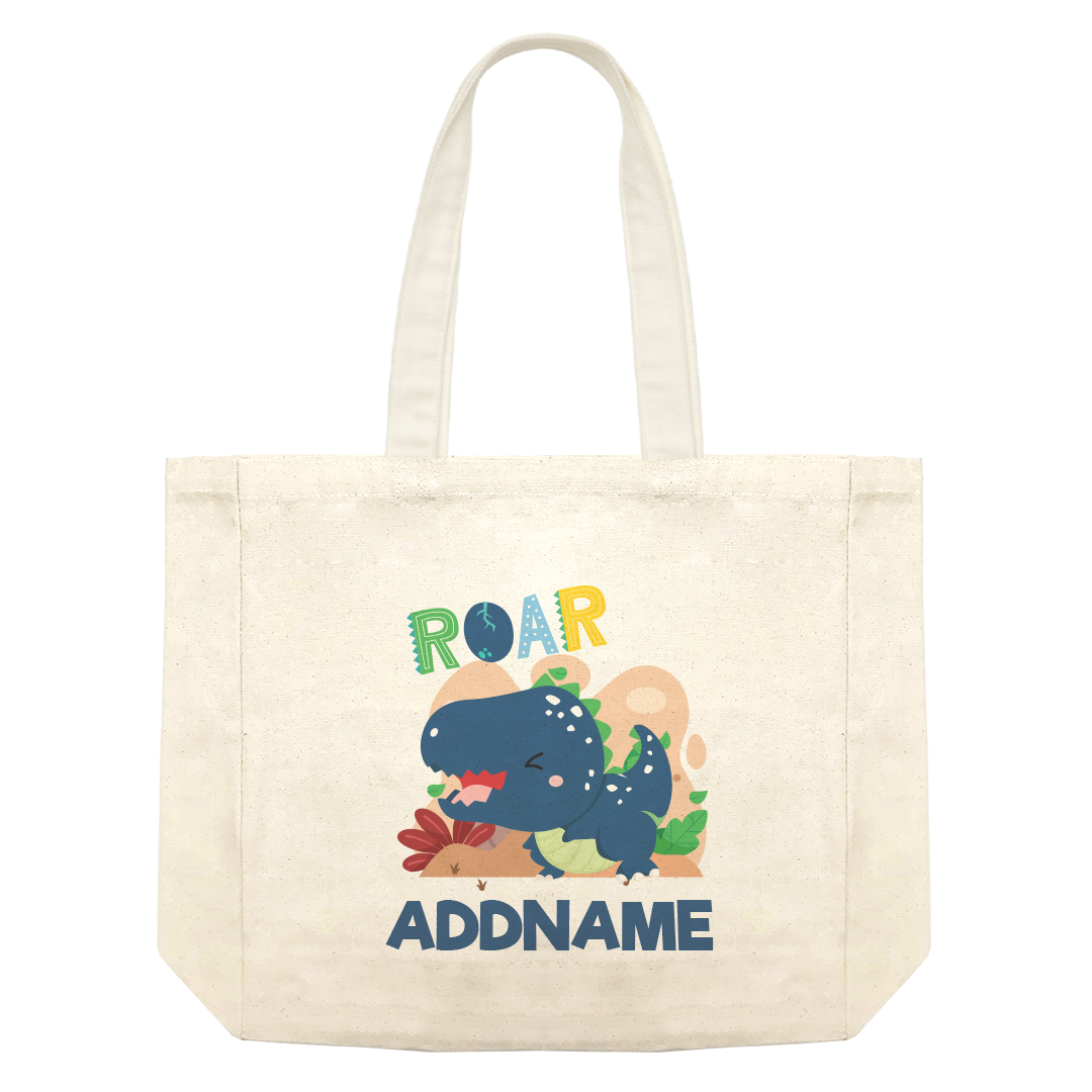 Cute Dino Shopping Bag