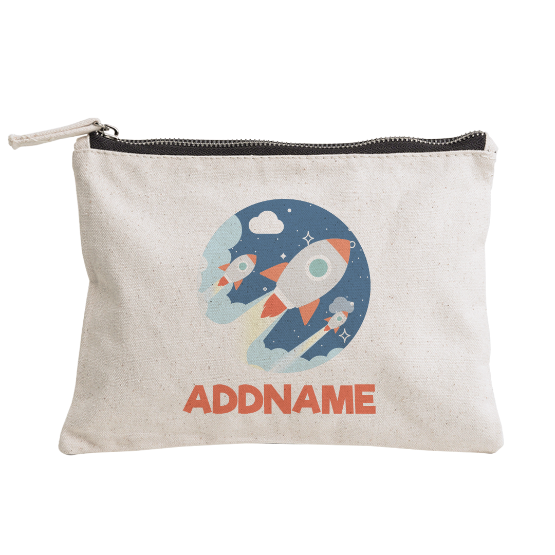 Spaceship Zipper Pouch