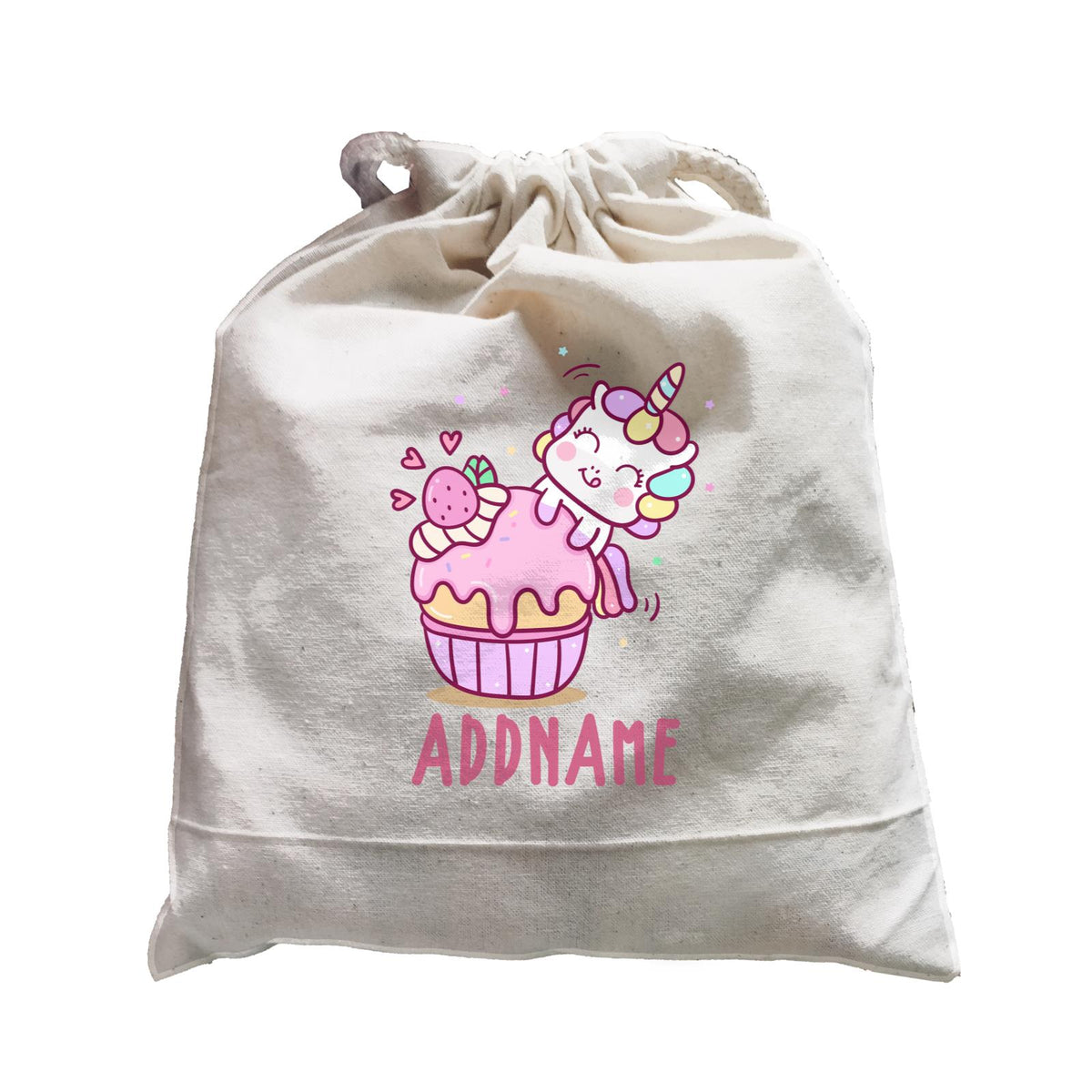 Unicorn And Princess Series Unicorn And Cupcake Addname Satchel