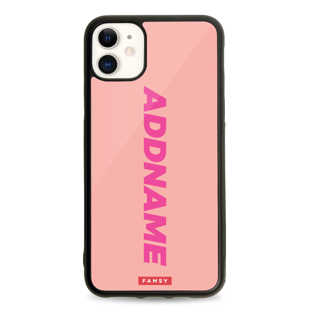 Your Name Series - Peach Cocktail iPhone Case