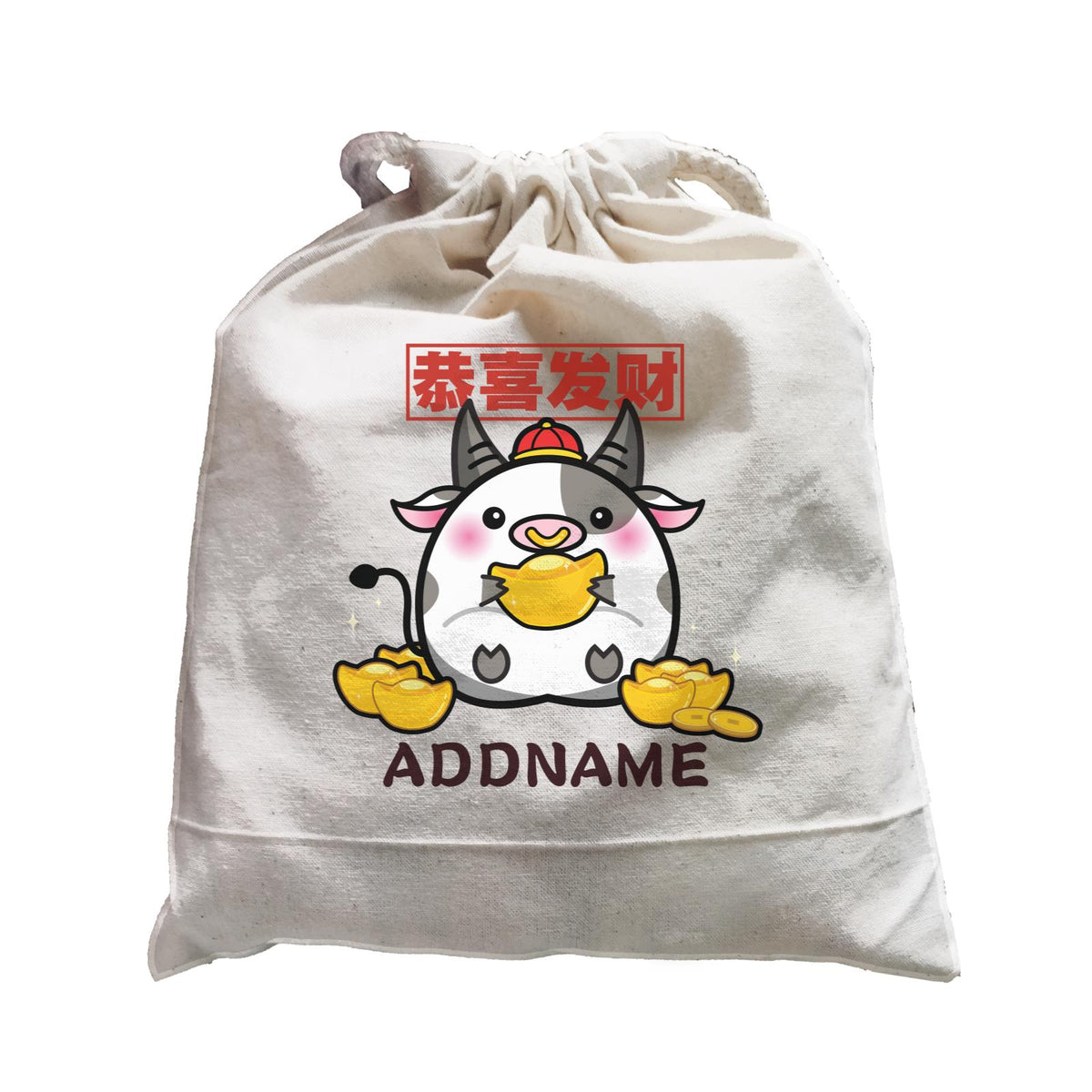 Ultra Cute Zodiac Series Cow Accessories Satchel