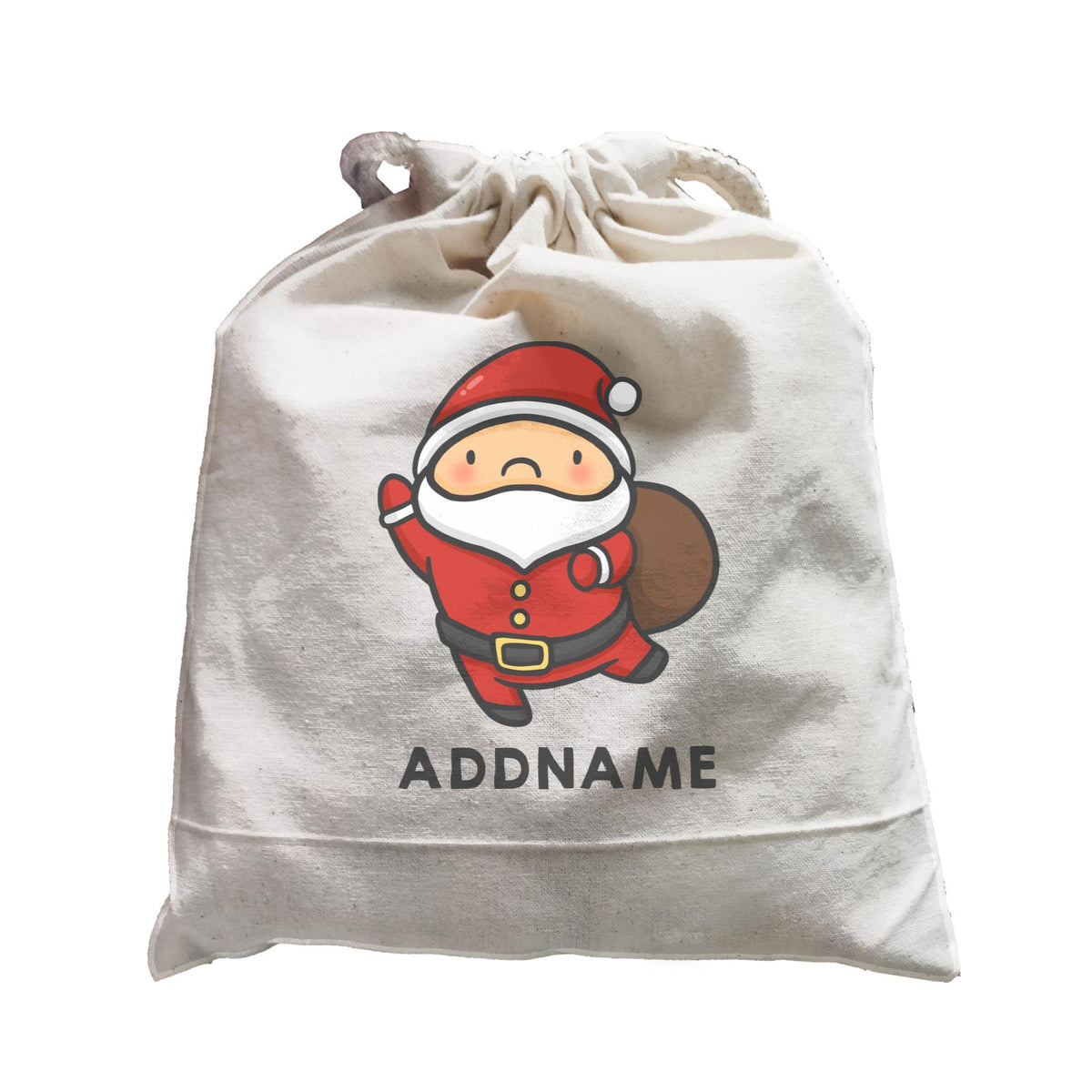 Xmas Cute Santa Claus Addname Accessories Satchel