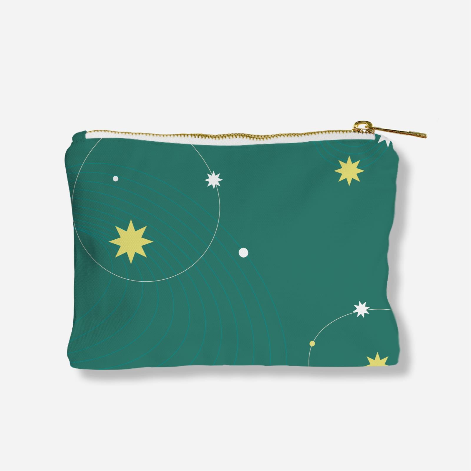 Be Confident Series Zipper Pouch - A Goal Without a Plan Is Just A Wish - Green