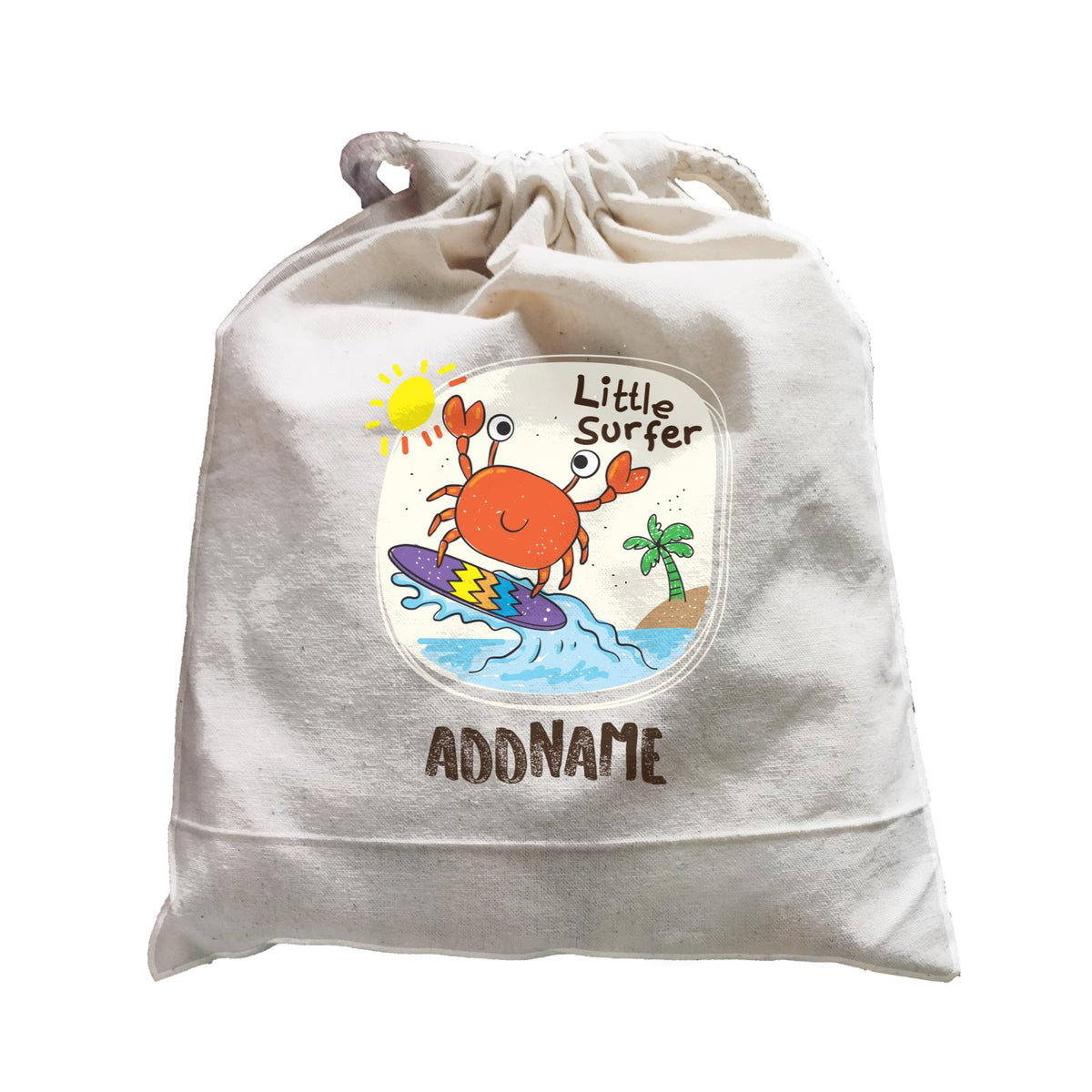Cool Cute Sea Animals Little Surfer Addname Satchel