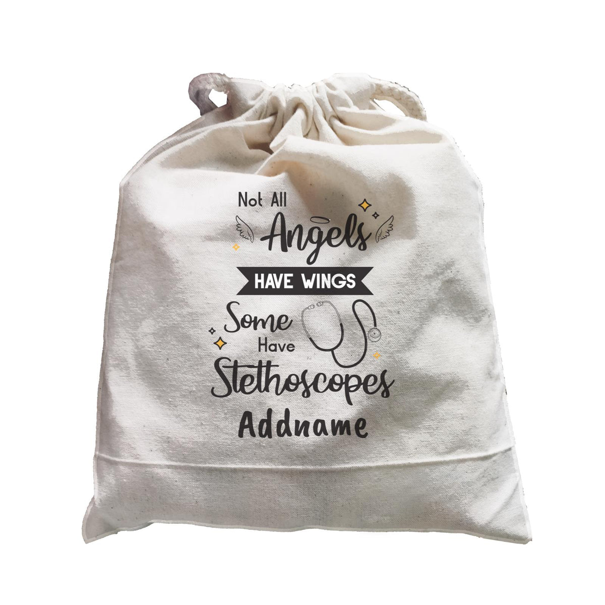 Not All Angels Have Wings, Some Have Stethoscopes Satchel