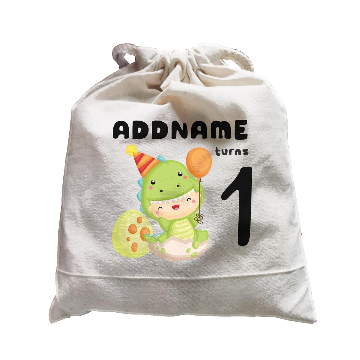 Birthday Dinosaur Happy Baby Wearing Dinosaur Suit Addname Turns 1 Satchel