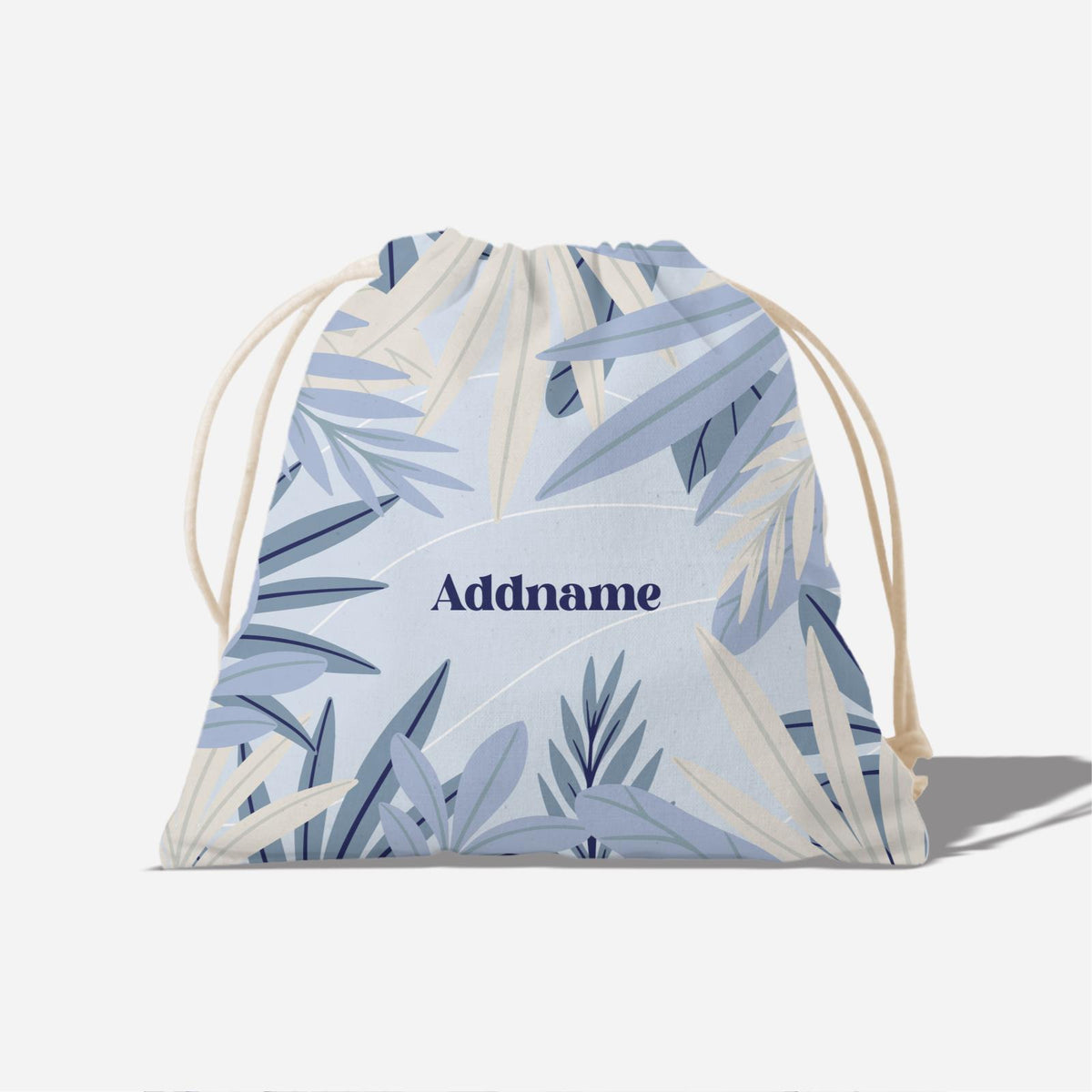 Suasana Series Full Print Satchel - Ash Blue