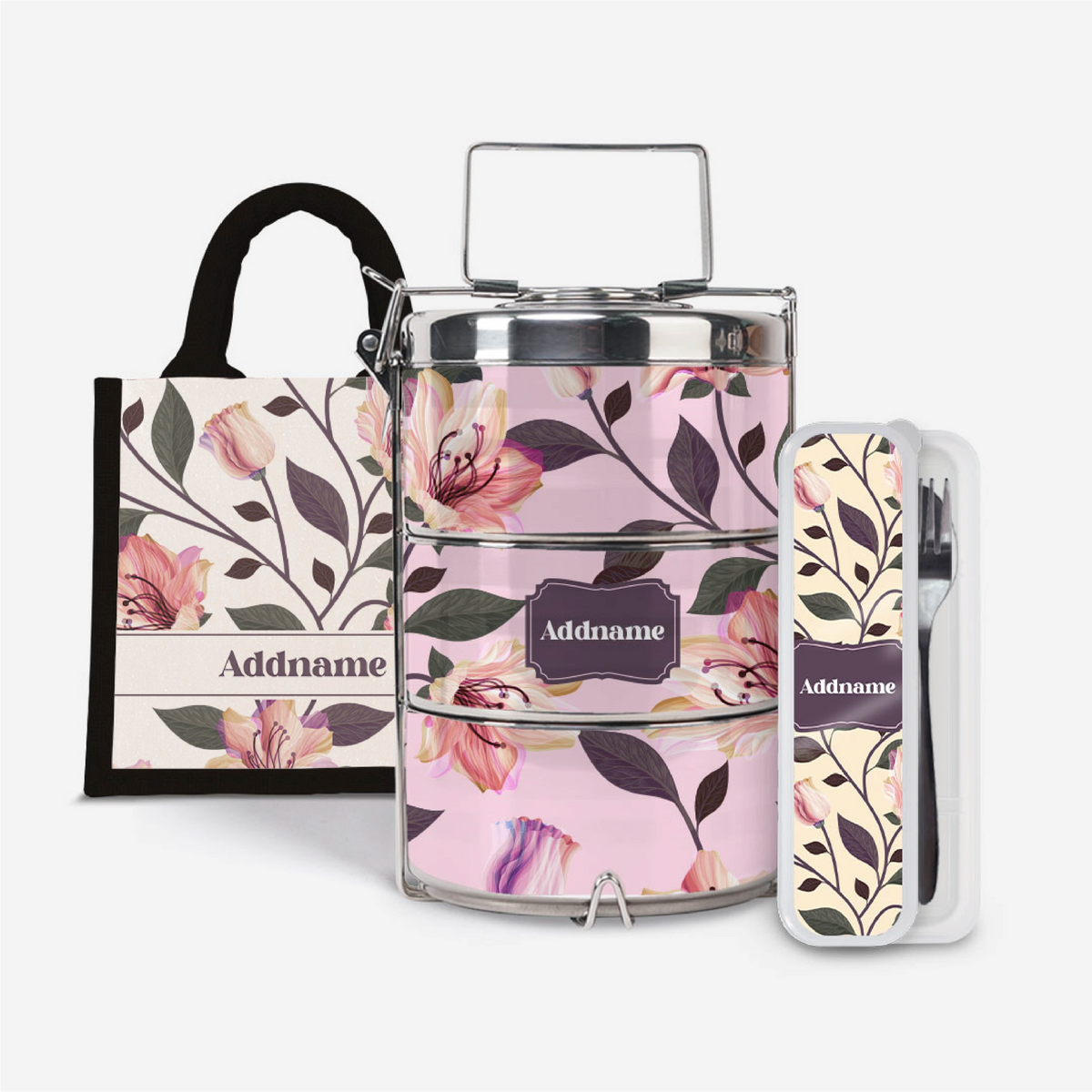 Classic Kesuma Series - Set Kasih Romantic Pink