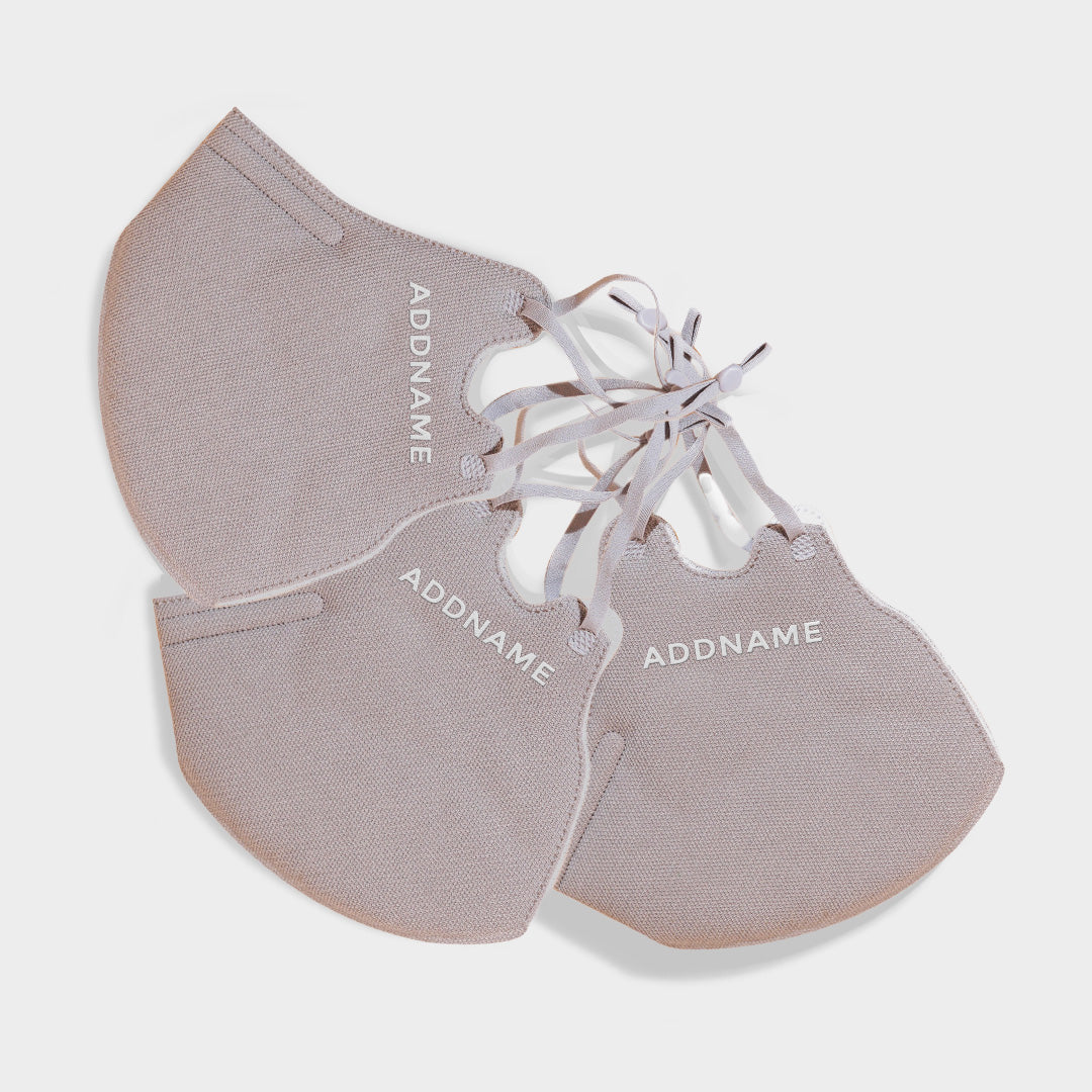 Adult Ergo Face Mask - Ash Grey (3pcs)