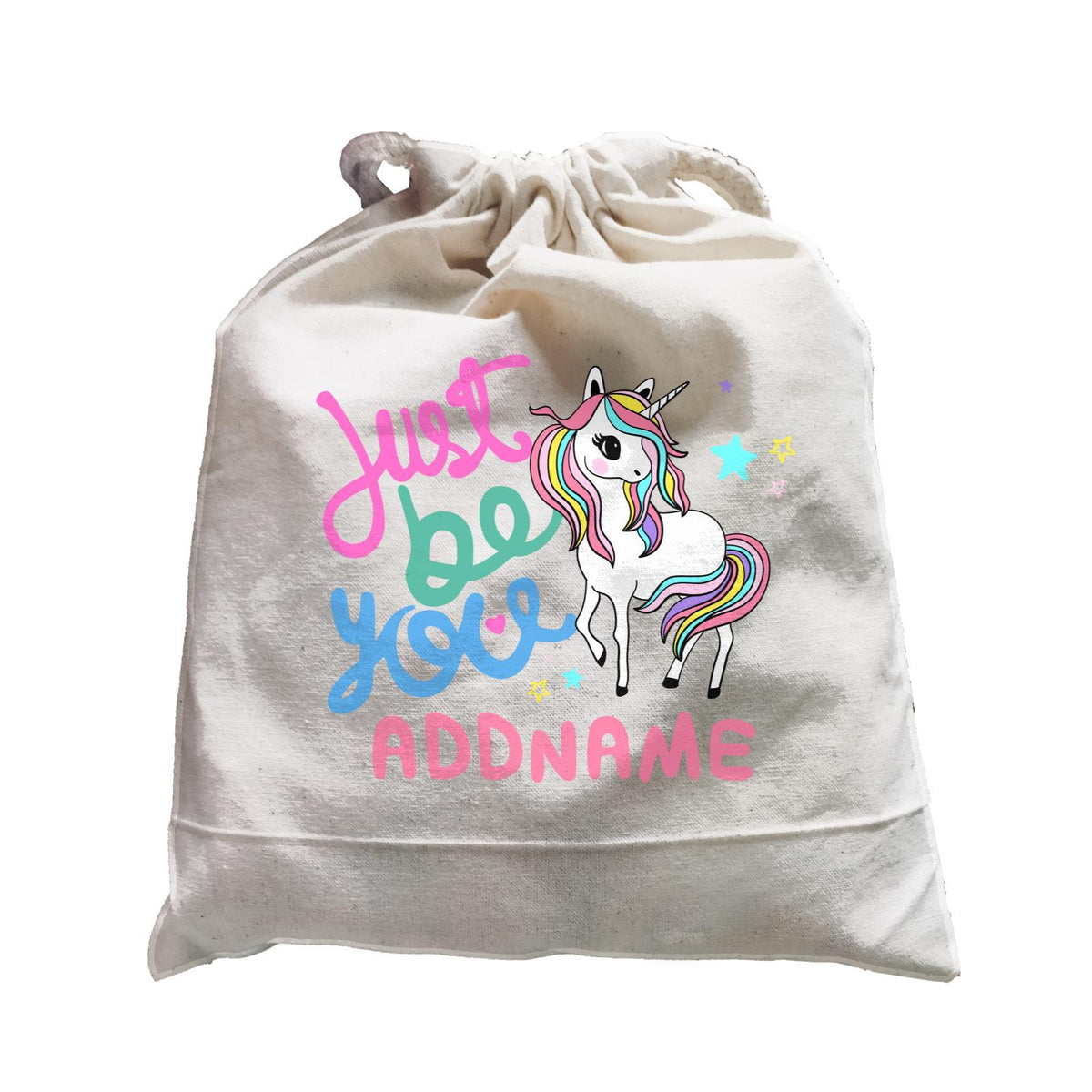Children's Day Gift Series Just Be You Cute Unicorn Addname Satchel