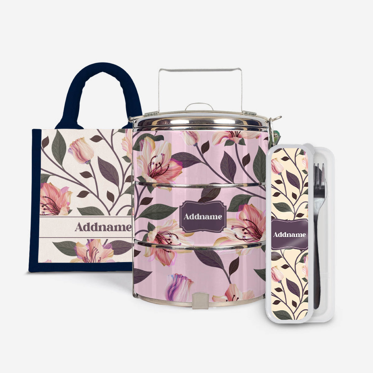 Classic Kesuma Series - Set Kasih Romantic Pink