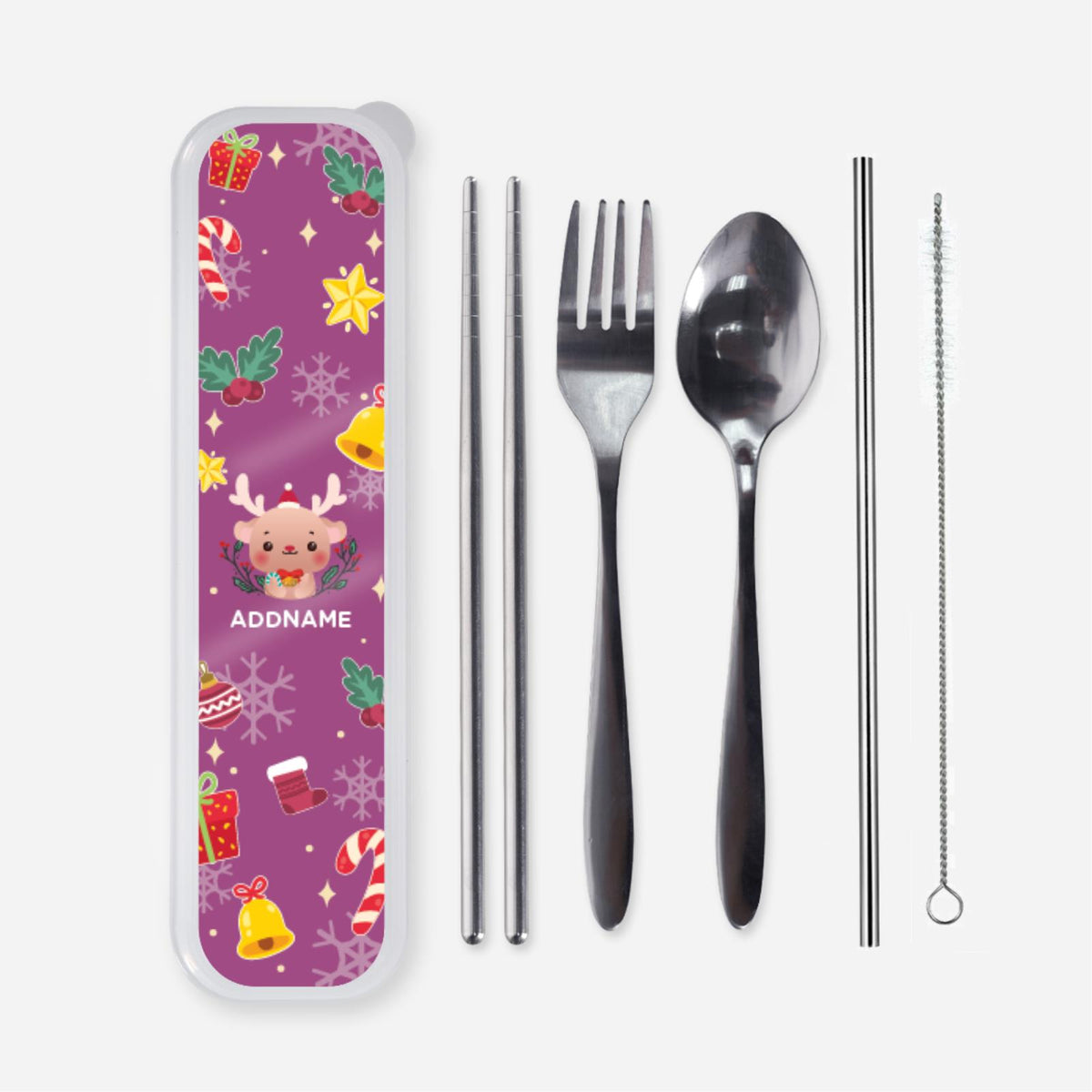Christmas Cute Animal Series Cutlery - Reindeer