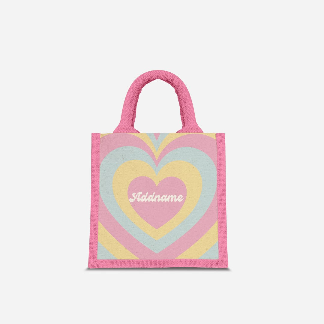Affection Series Half Lining Lunch Bag - Blossom Light Pink