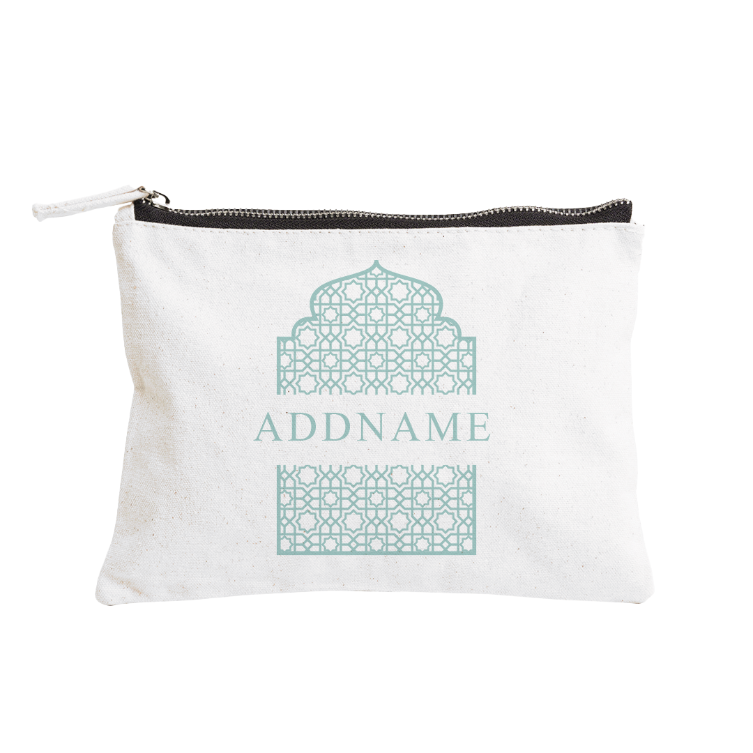 Annas Series - Pastel Aqua Accessories Zipper Pouch