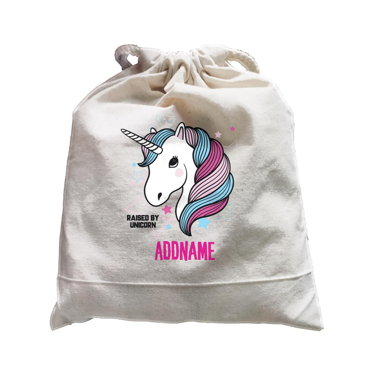 Cool Vibrant Series Raised By Unicorn Addname Satchel