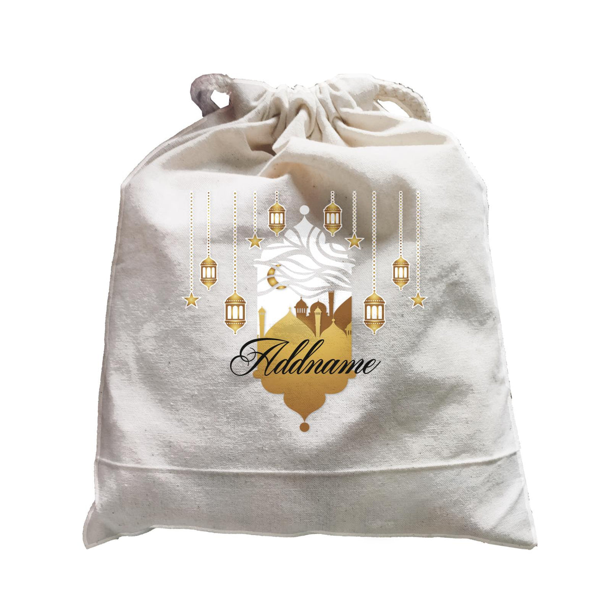 Mosque With Lamp and Star Addname Satchel
