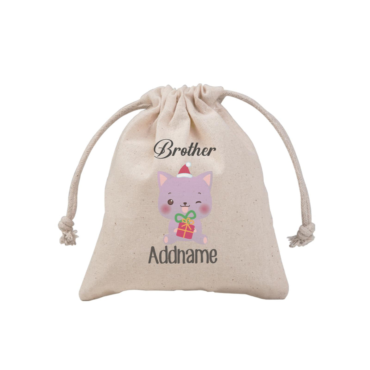 Christmas Cute Animal Series Brother Cat MP Mini Pouch