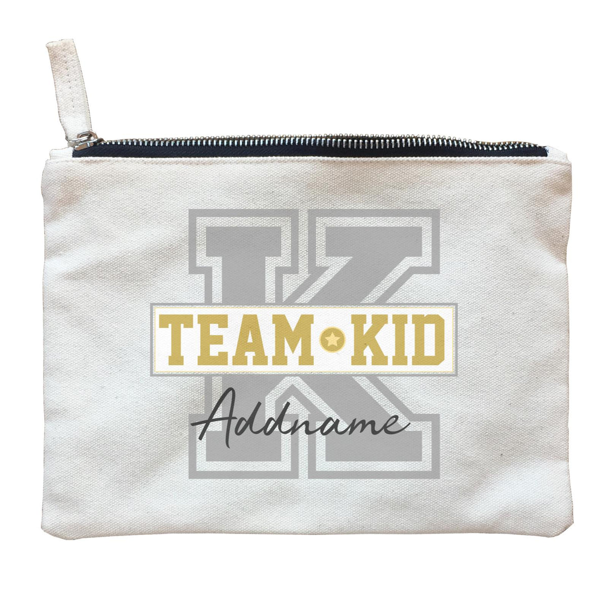 Team Kid Addname Zipper Pouch