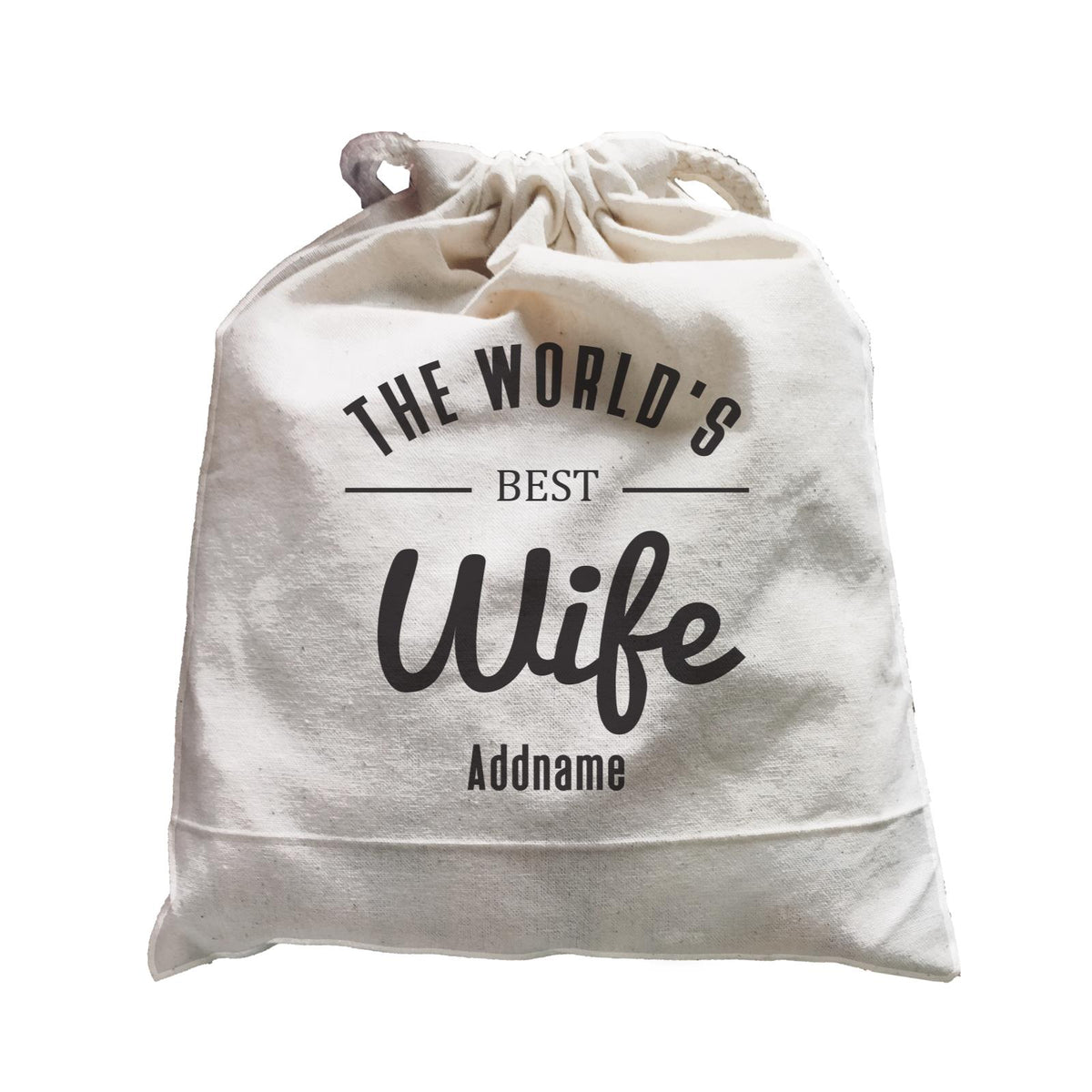Husband and Wife The World's Best Wife Addname Satchel