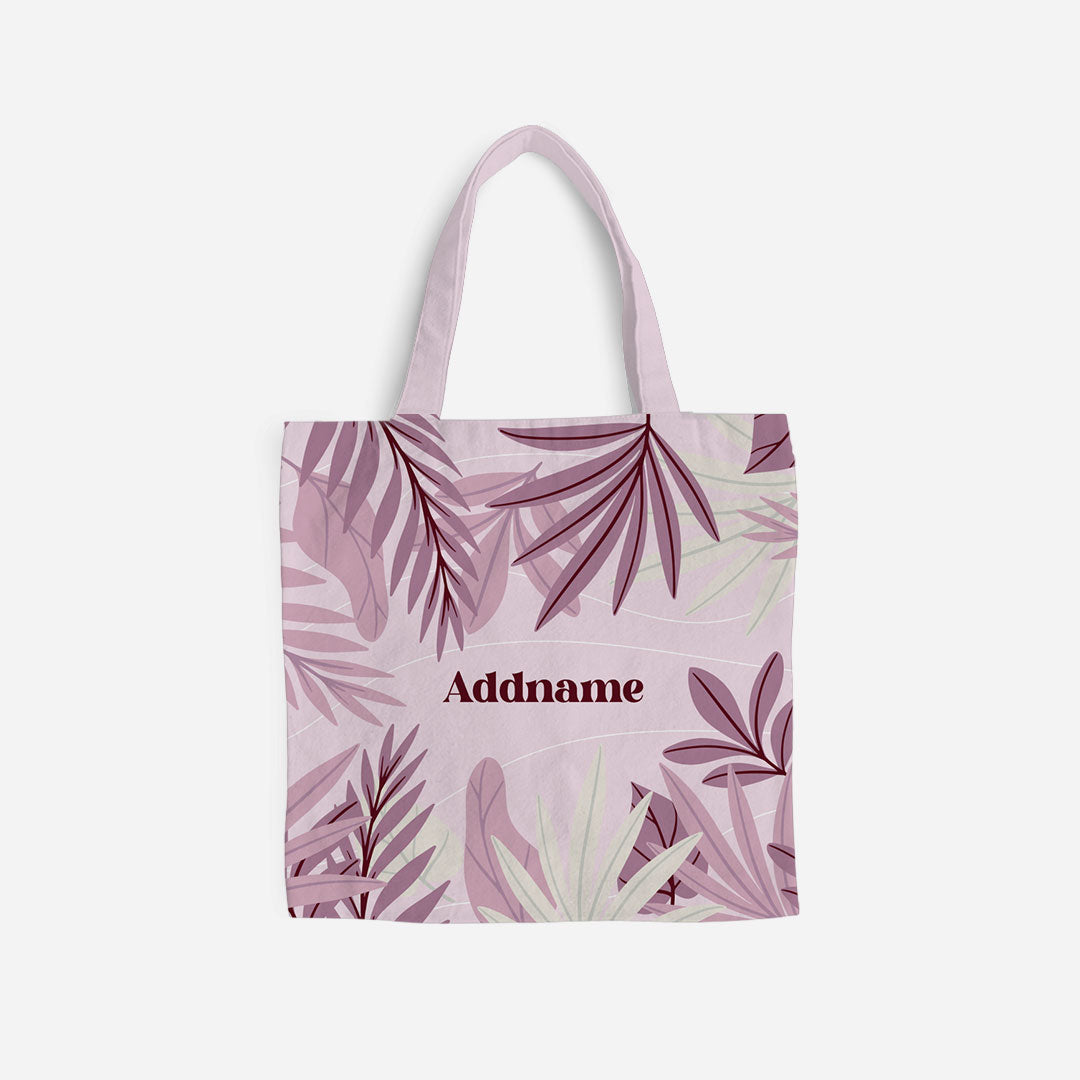 Suasana Series Full Print Canvas Bag - Ash Pink