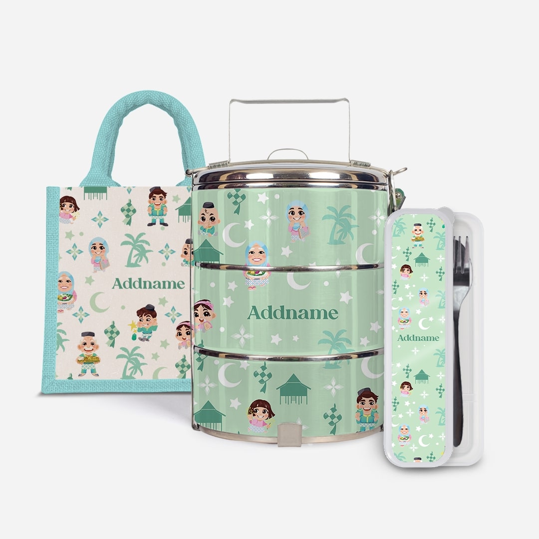 Seindah Lebaran Series - Set Kasih Pastel Green