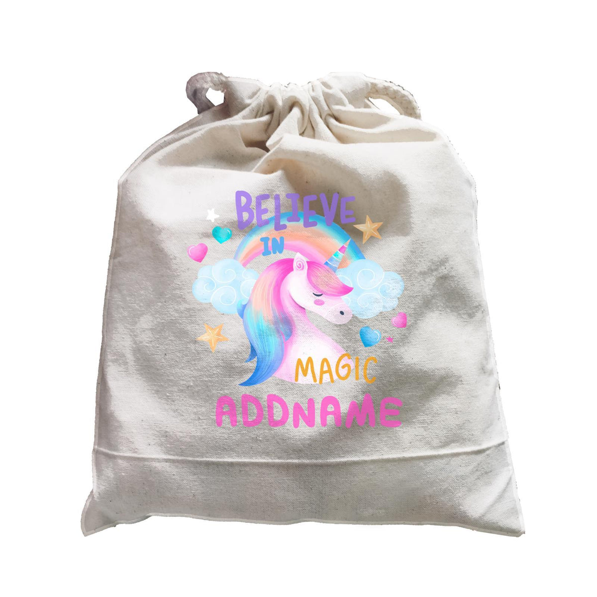 Children's Day Gift Series Believe In Magic Unicorn Addname Satchel