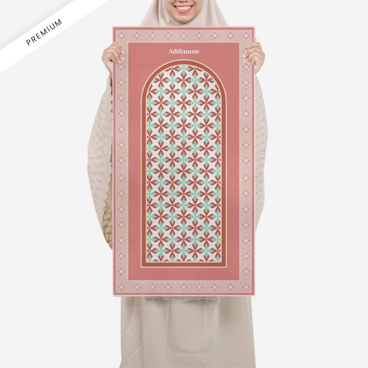 Ixora Series Premium Sejadah - Red