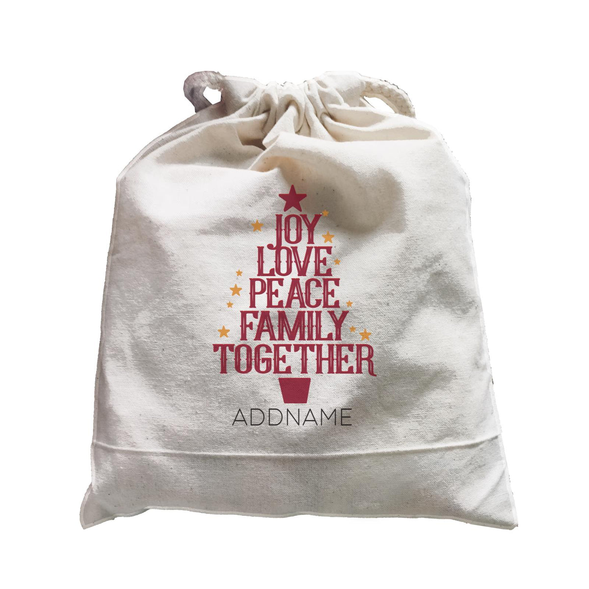 Xmas Joy Love Peace Family Together Satchel