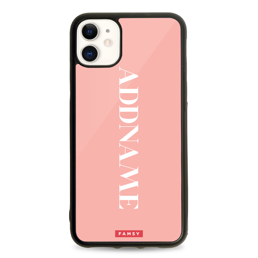 Your Name Series - Peach Cocktail iPhone Case
