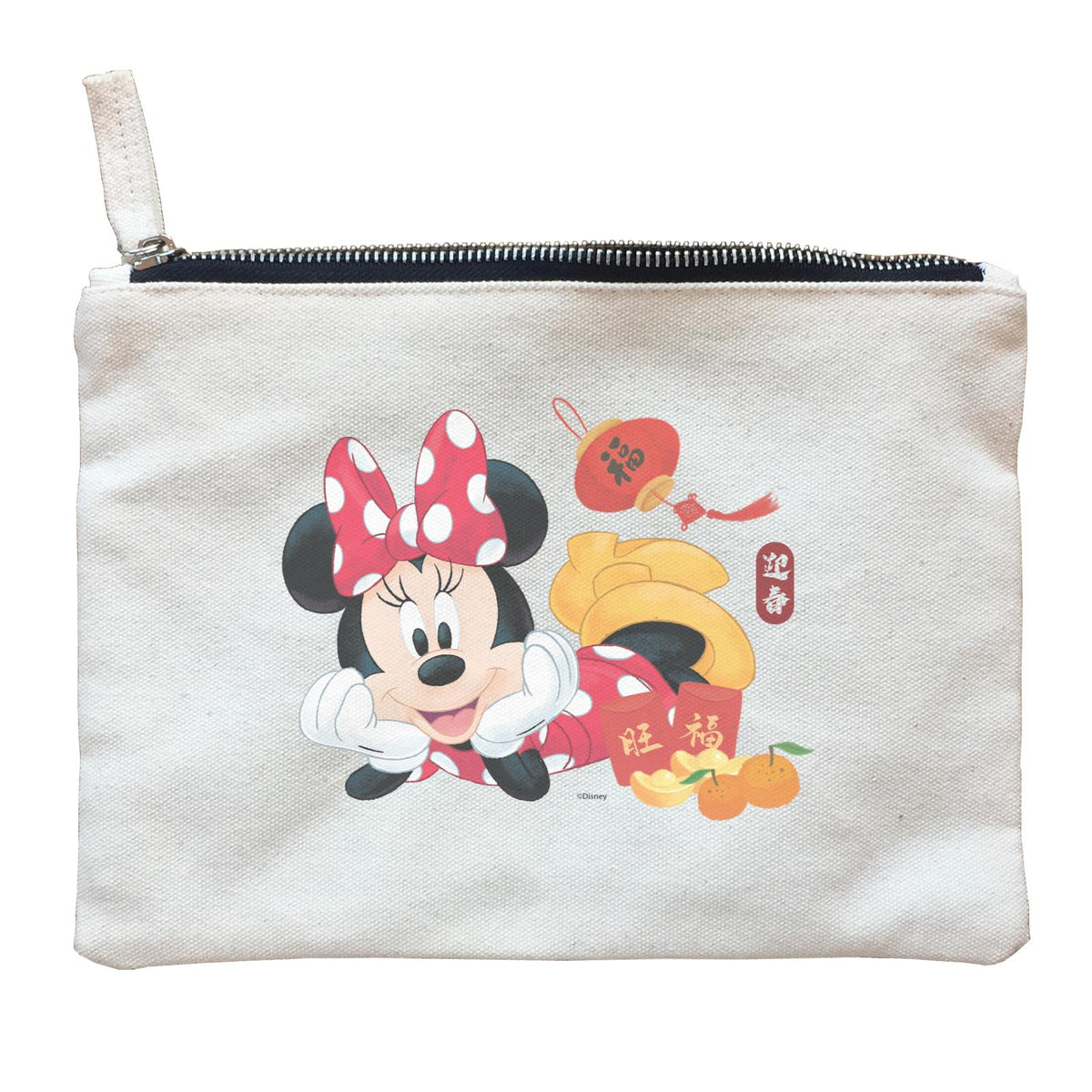 Disney CNY Disney CNY Minnie With Prosperity Elements Non Personalised ZP Zipper Pouch