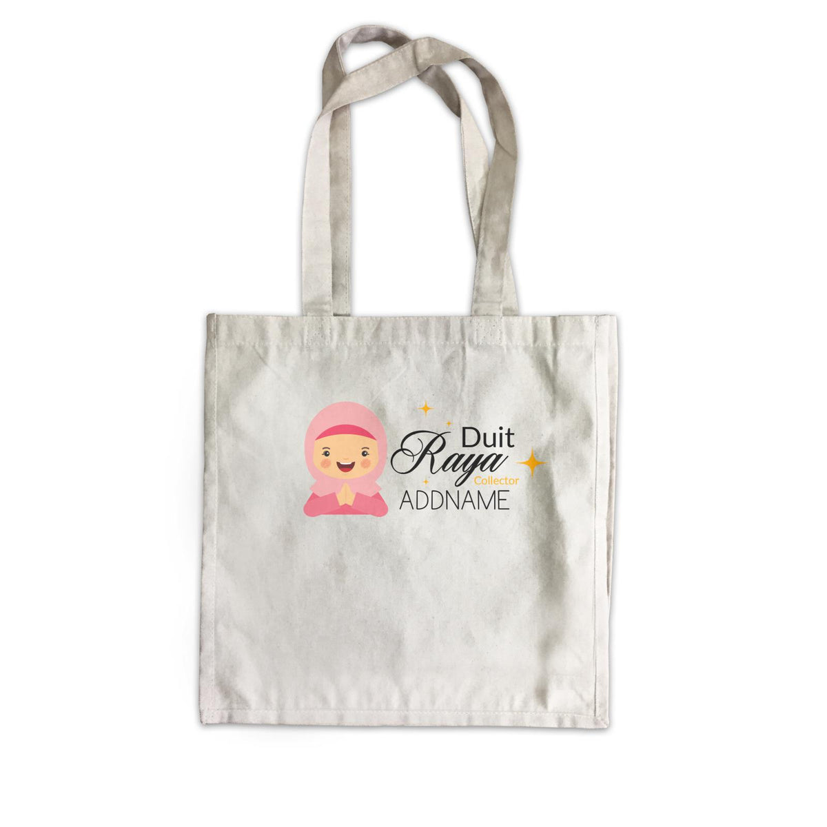 Duit Raya Collector Lady Canvas Bag Personalizable Designs Sweet Character