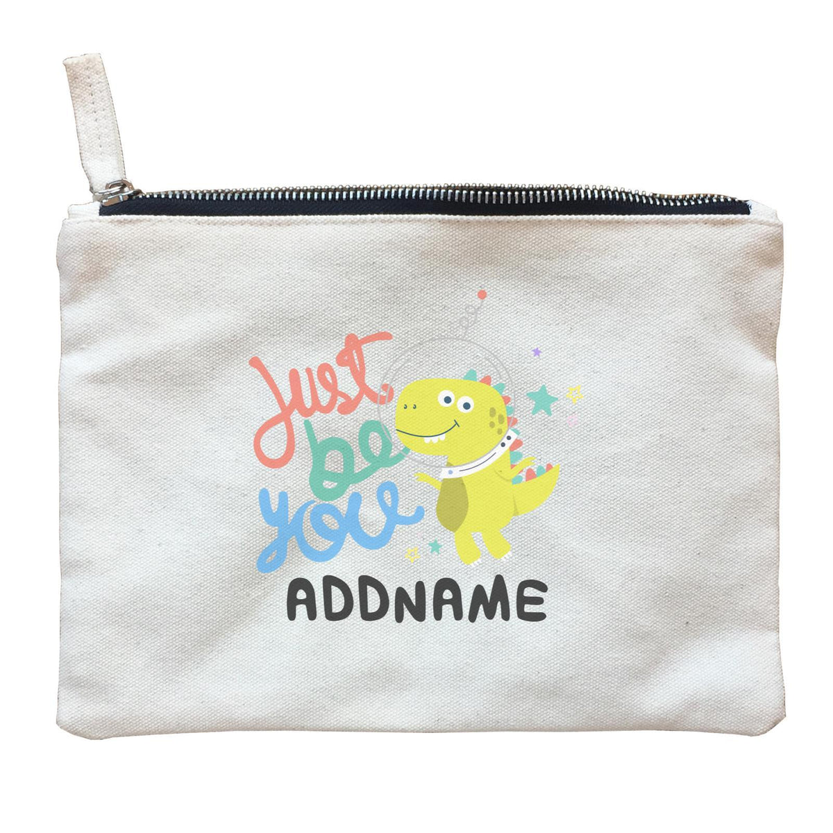 Children's Day Gift Series Just Be You Space Dinosaur Addname Zipper Pouch