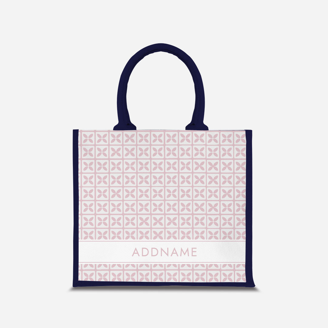 Kedah Rumaysa Jute Bag - Light Pink