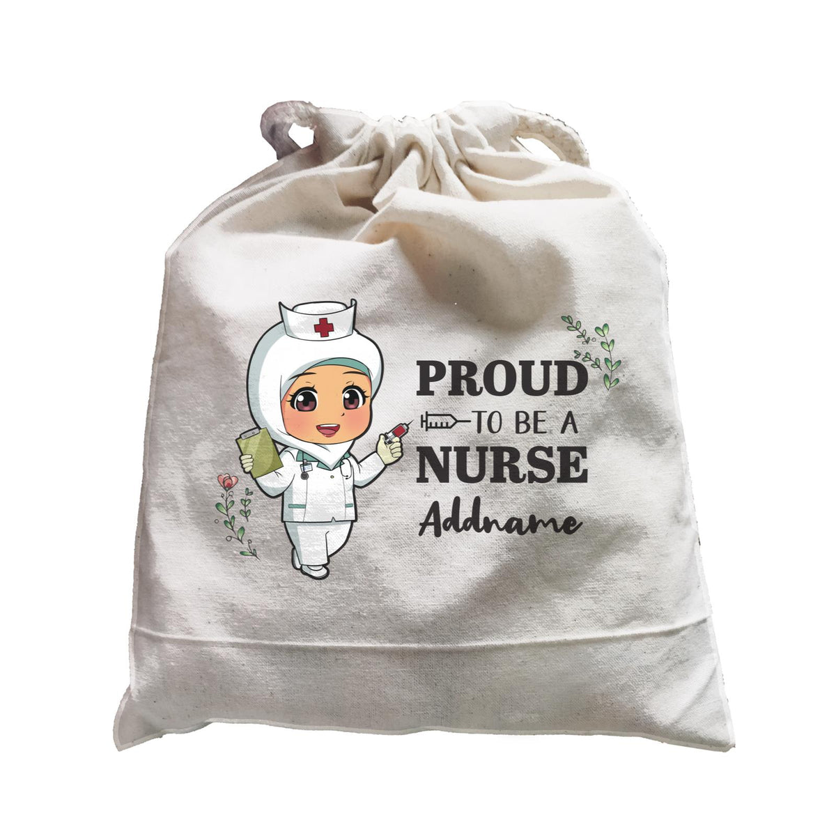 Proud To Be A Nurse Chibi Female Malay Satchel