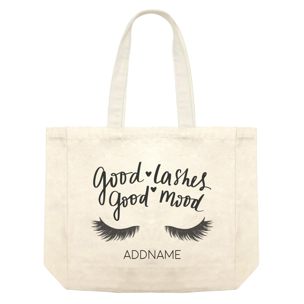 Make Up Quotes Good Lashes Good Mood Addname Shopping Bag