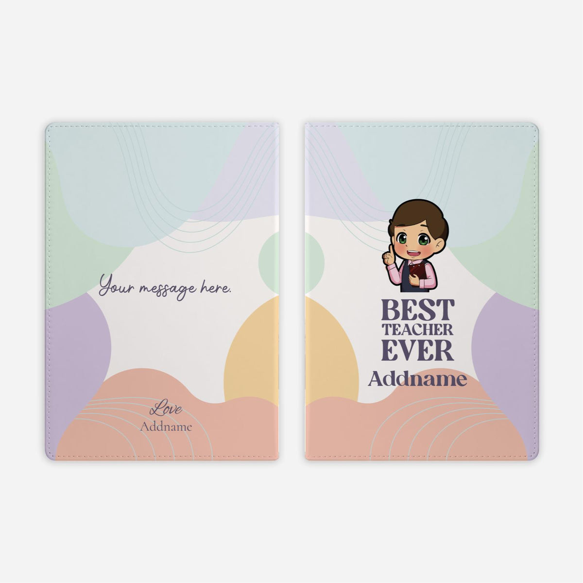 Teacher's Day - Chinese Male Teacher Full Print Notebook