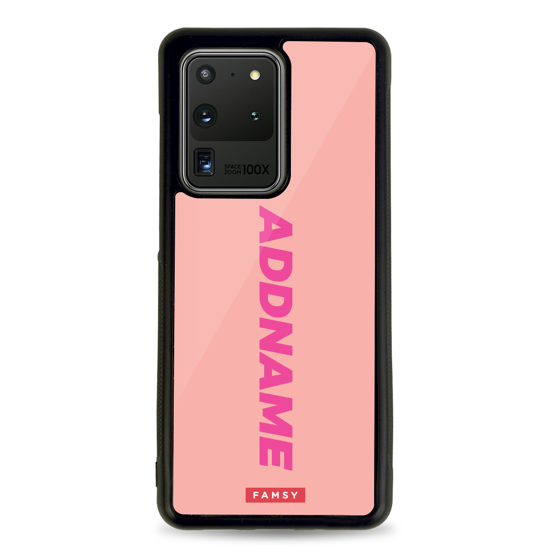 Your Name Series - Peach Cocktail Samsung Case