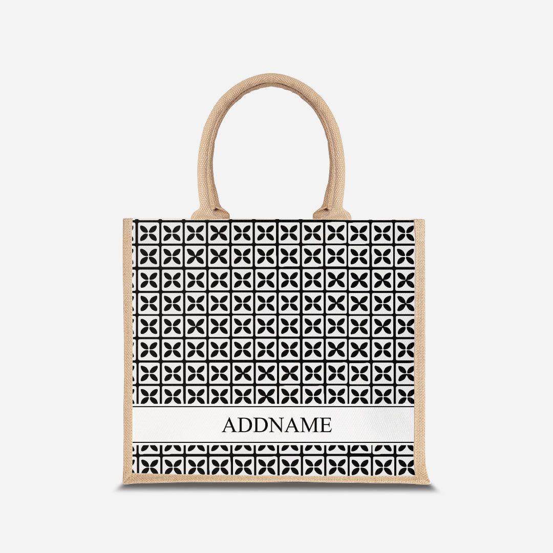 Kedah Rumaysa Jute Bag - Black